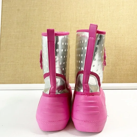 Hello Kitty Girls Snow Boots Size 5 - Picture 5 of 10